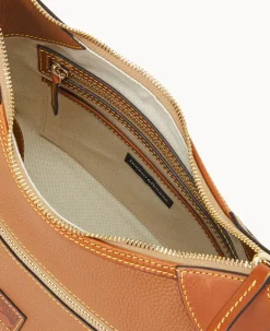 Dooney & Bourke The Pebble Grain Collection|Ready For the Getaway<Pebble Grain Hobo Caramel