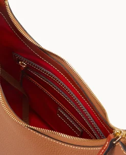 Dooney & Bourke The Pebble Grain Collection|Pebbled Leather<Pebble Grain Hobo Caramel