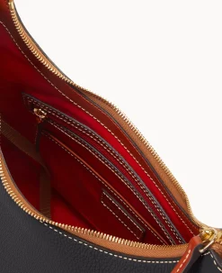 Dooney & Bourke The Pebble Grain Collection|Pebbled Leather<Pebble Grain Hobo Black
