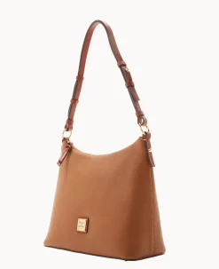 Dooney & Bourke The Pebble Grain Collection|Pebbled Leather<Pebble Grain Hobo Caramel