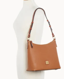 Dooney & Bourke The Pebble Grain Collection|Pebbled Leather<Pebble Grain Hobo Caramel
