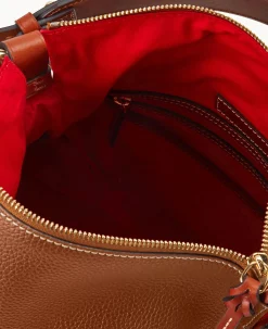 Dooney & Bourke The Pebble Grain Collection|Pebbled Leather<Pebble Grain Hobo Caramel