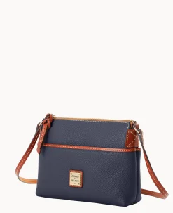 Dooney & Bourke Mini Bags|Shoulder Bags<Pebble Grain Katie Crossbody Midnight Blue