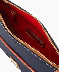 Dooney & Bourke Mini Bags|Shoulder Bags<Pebble Grain Katie Crossbody Midnight Blue