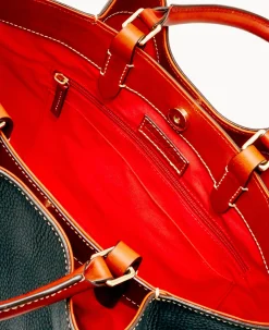 Dooney & Bourke The Pebble Grain Collection|Pebbled Leather<Pebble Grain Large Barlow Black