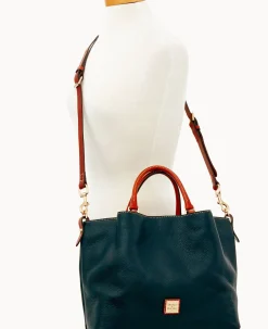 Dooney & Bourke The Pebble Grain Collection|Pebbled Leather<Pebble Grain Large Barlow Black
