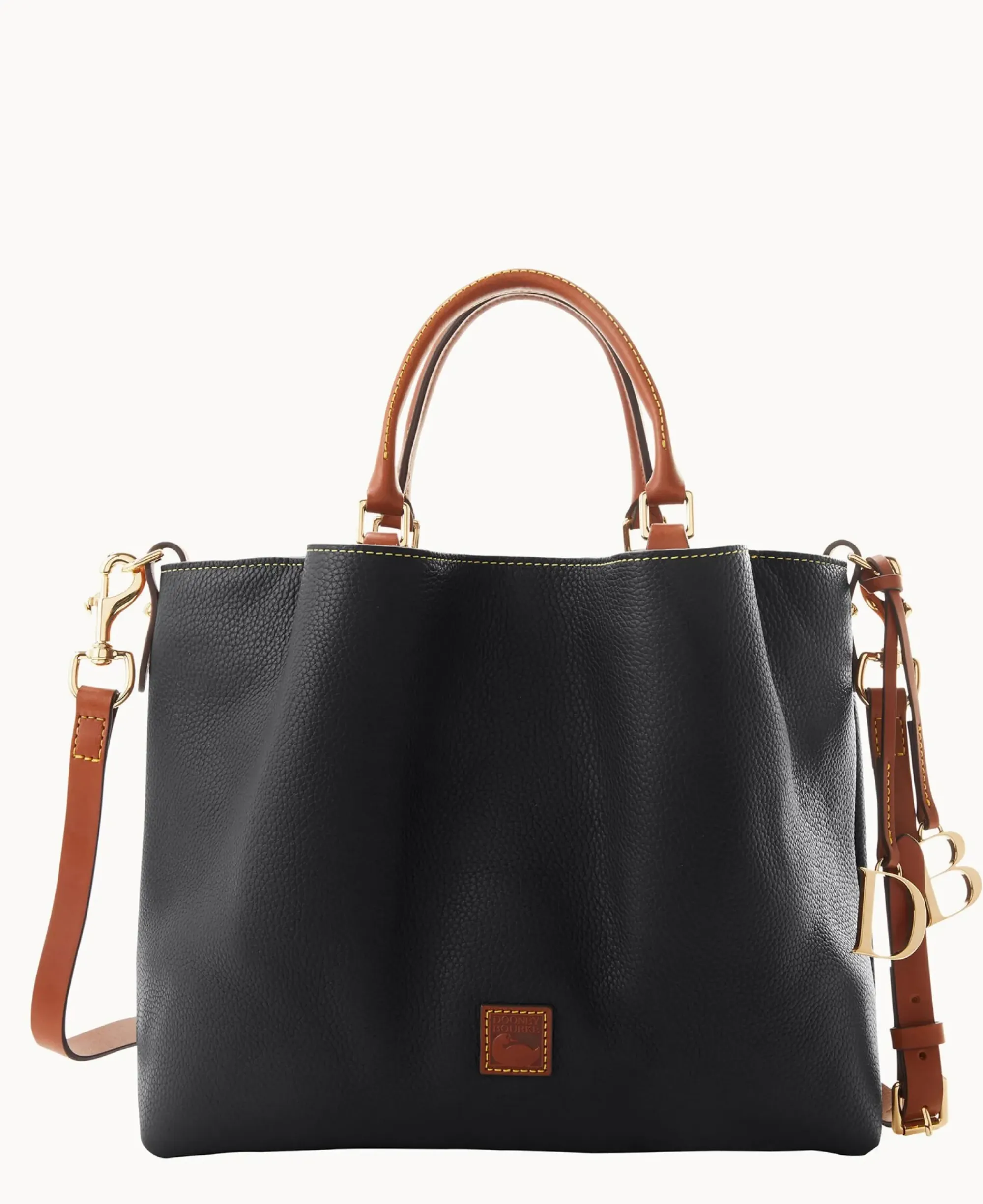 Dooney & Bourke The Pebble Grain Collection|Pebbled Leather<Pebble Grain Large Barlow Black