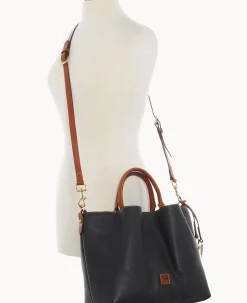 Dooney & Bourke The Pebble Grain Collection|Pebbled Leather<Pebble Grain Large Barlow Black