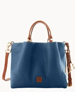 Dooney & Bourke The Pebble Grain Collection|Pebbled Leather<Pebble Grain Large Barlow Jeans