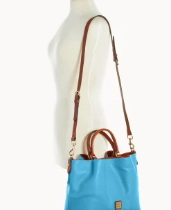 Dooney & Bourke The Pebble Grain Collection|Pebbled Leather<Pebble Grain Large Barlow Sky Blue