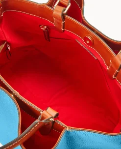 Dooney & Bourke The Pebble Grain Collection|Pebbled Leather<Pebble Grain Large Barlow Sky Blue