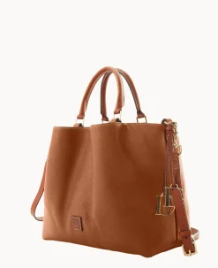 Dooney & Bourke The Pebble Grain Collection|Pebbled Leather<Pebble Grain Large Barlow Caramel