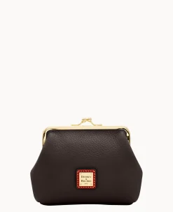 Dooney & Bourke The Pebble Grain Collection|Clutches<Pebble Grain Large Frame Purse Black