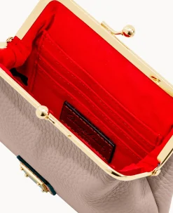 Dooney & Bourke The Pebble Grain Collection|Clutches<Pebble Grain Large Frame Purse Oyster