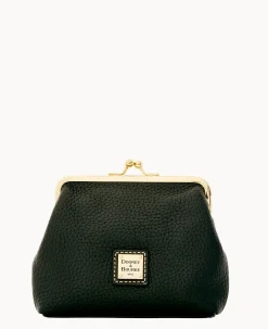 Dooney & Bourke The Pebble Grain Collection|Grab and Go<Pebble Grain Large Framed Purse Black Black