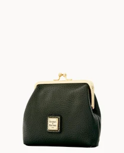 Dooney & Bourke The Pebble Grain Collection|Grab and Go<Pebble Grain Large Framed Purse Black Black