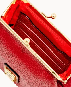 Dooney & Bourke The Pebble Grain Collection|Grab and Go<Pebble Grain Large Framed Purse Red