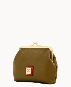 Dooney & Bourke The Pebble Grain Collection|Grab and Go<Pebble Grain Large Framed Purse Olive