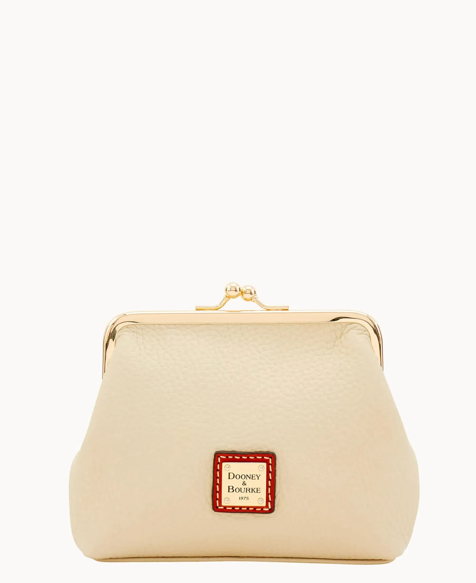 Dooney & Bourke The Pebble Grain Collection|Grab and Go<Pebble Grain Large Framed Purse Bone