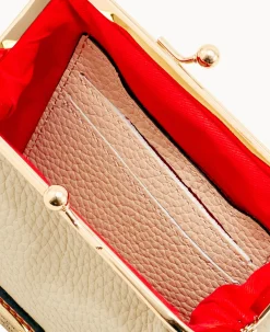 Dooney & Bourke The Pebble Grain Collection|Grab and Go<Pebble Grain Large Framed Purse Bone