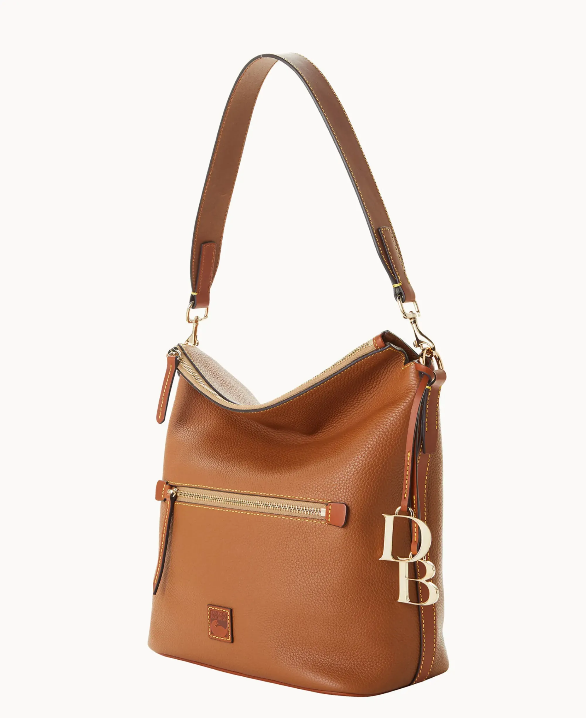 Dooney & Bourke The Pebble Grain Collection|Ready For the Getaway<Pebble Grain Large Sac Caramel