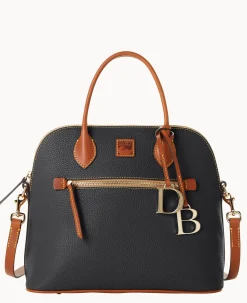 Dooney & Bourke The Pebble Grain Collection|Ready For the Getaway<Pebble Grain Large Sac Black
