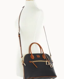 Dooney & Bourke The Pebble Grain Collection|Ready For the Getaway<Pebble Grain Large Sac Black