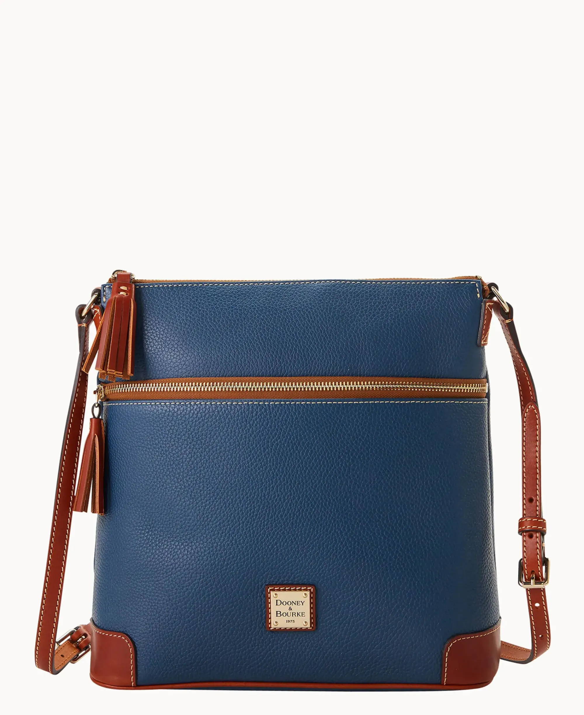 Dooney & Bourke The Pebble Grain Collection|Pebbled Leather<Pebble Grain Large Tassel Crossbody Jeans