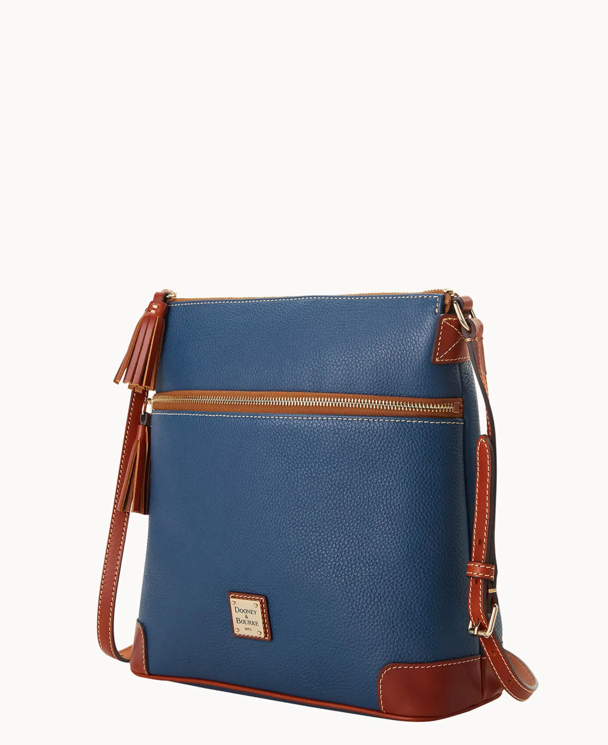 Dooney & Bourke The Pebble Grain Collection|Pebbled Leather<Pebble Grain Large Tassel Crossbody Jeans
