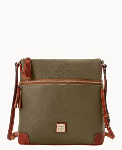 Dooney & Bourke The Pebble Grain Collection|Pebbled Leather<Pebble Grain Large Tassel Crossbody Olive