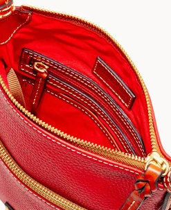 Dooney & Bourke The Pebble Grain Collection|Pebbled Leather<Pebble Grain Letter Carrier Red