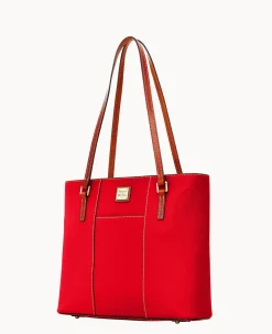 Dooney & Bourke The Pebble Grain Collection|Ready For the Getaway<Pebble Grain Lexington Red