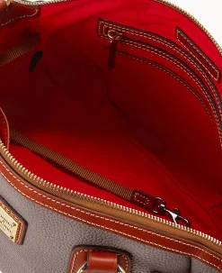 Dooney & Bourke The Pebble Grain Collection|Pebbled Leather<Pebble Grain Medium Mail Satchel Elephant