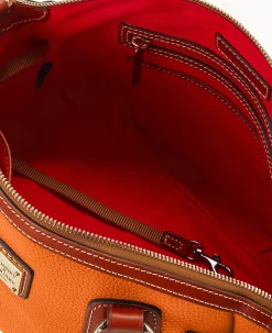 Dooney & Bourke The Pebble Grain Collection|Pebbled Leather<Pebble Grain Medium Mail Satchel Clementine