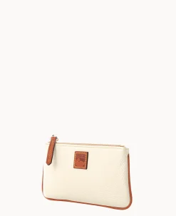 Dooney & Bourke The Pebble Grain Collection|Grab and Go<Pebble Grain Medium Wristlet Bone