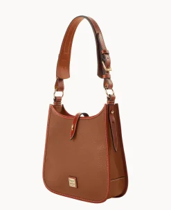 Dooney & Bourke The Pebble Grain Collection|Pebbled Leather<Pebble Grain Messenger Caramel