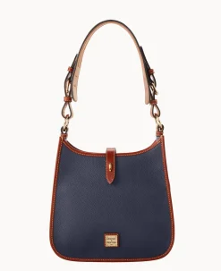 Dooney & Bourke The Pebble Grain Collection|Pebbled Leather<Pebble Grain Messenger Midnight Blue