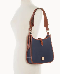 Dooney & Bourke The Pebble Grain Collection|Pebbled Leather<Pebble Grain Messenger Midnight Blue