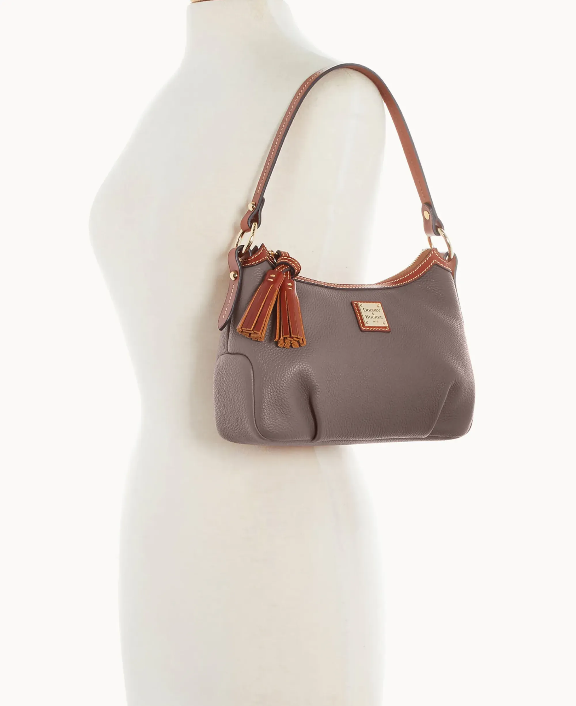 Dooney & Bourke The Pebble Grain Collection|Pebbled Leather<Pebble Grain Pouchette Elephant