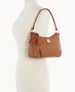 Dooney & Bourke The Pebble Grain Collection|Pebbled Leather<Pebble Grain Pouchette Caramel