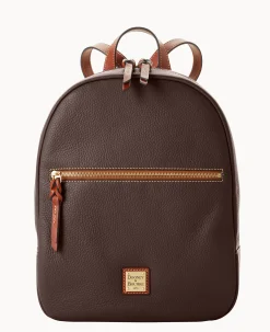 Dooney & Bourke The Pebble Grain Collection|Pebbled Leather<Pebble Grain Ronnie Backpack Brown Tmoro