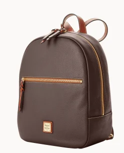 Dooney & Bourke The Pebble Grain Collection|Pebbled Leather<Pebble Grain Ronnie Backpack Brown Tmoro