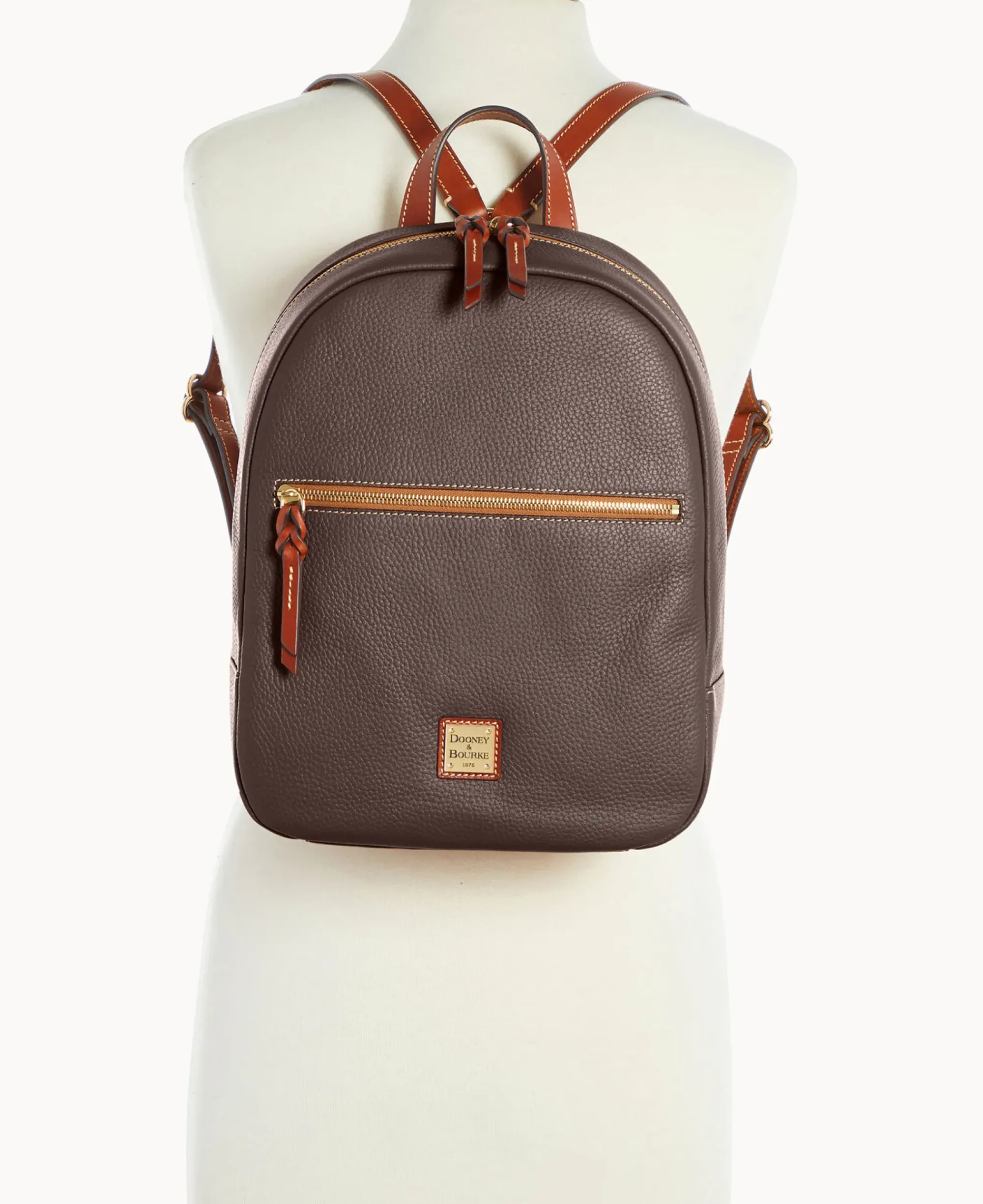 Dooney & Bourke The Pebble Grain Collection|Pebbled Leather<Pebble Grain Ronnie Backpack Brown Tmoro