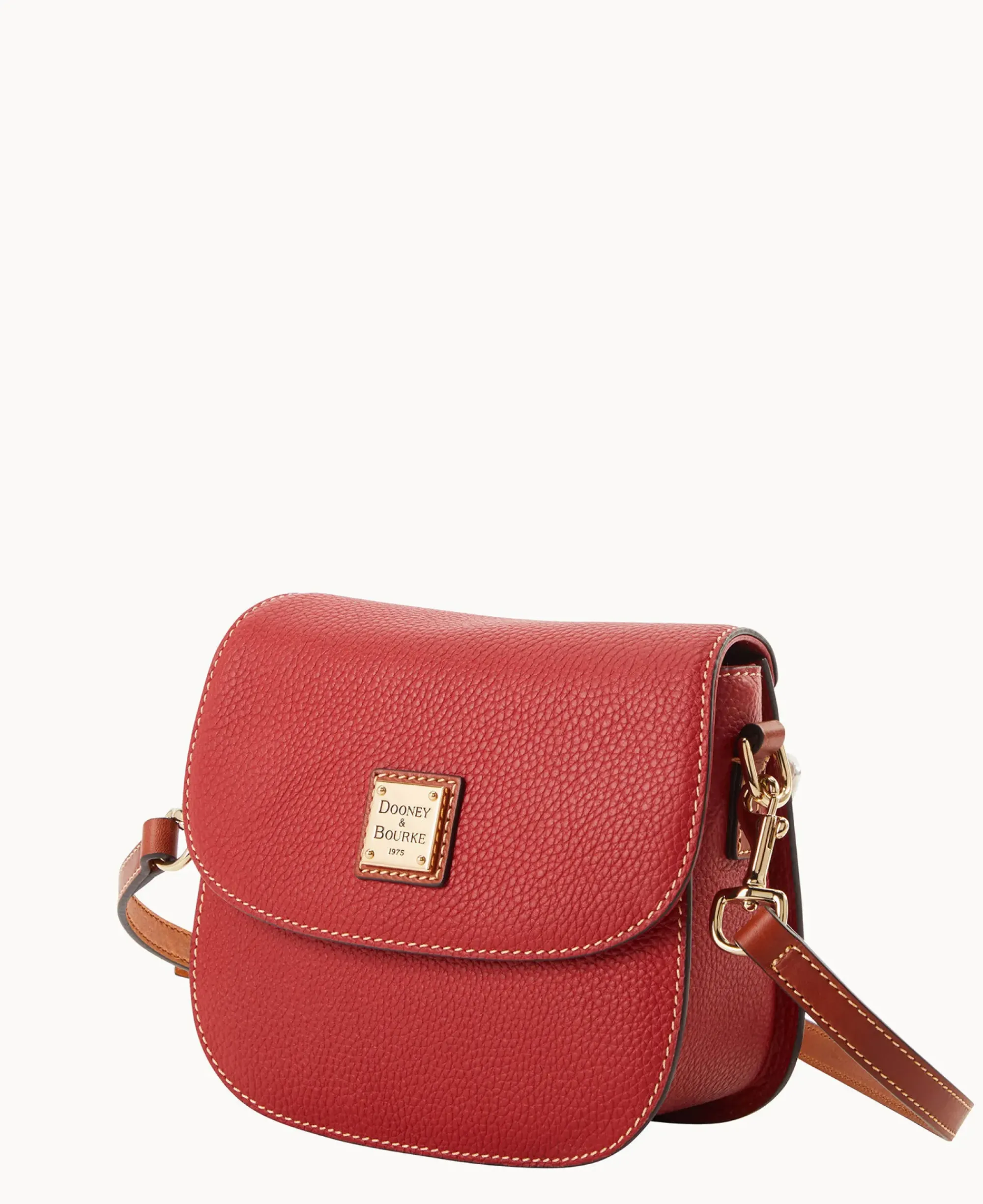 Dooney & Bourke The Pebble Grain Collection|Pebbled Leather<Pebble Grain Saddle Bag Red
