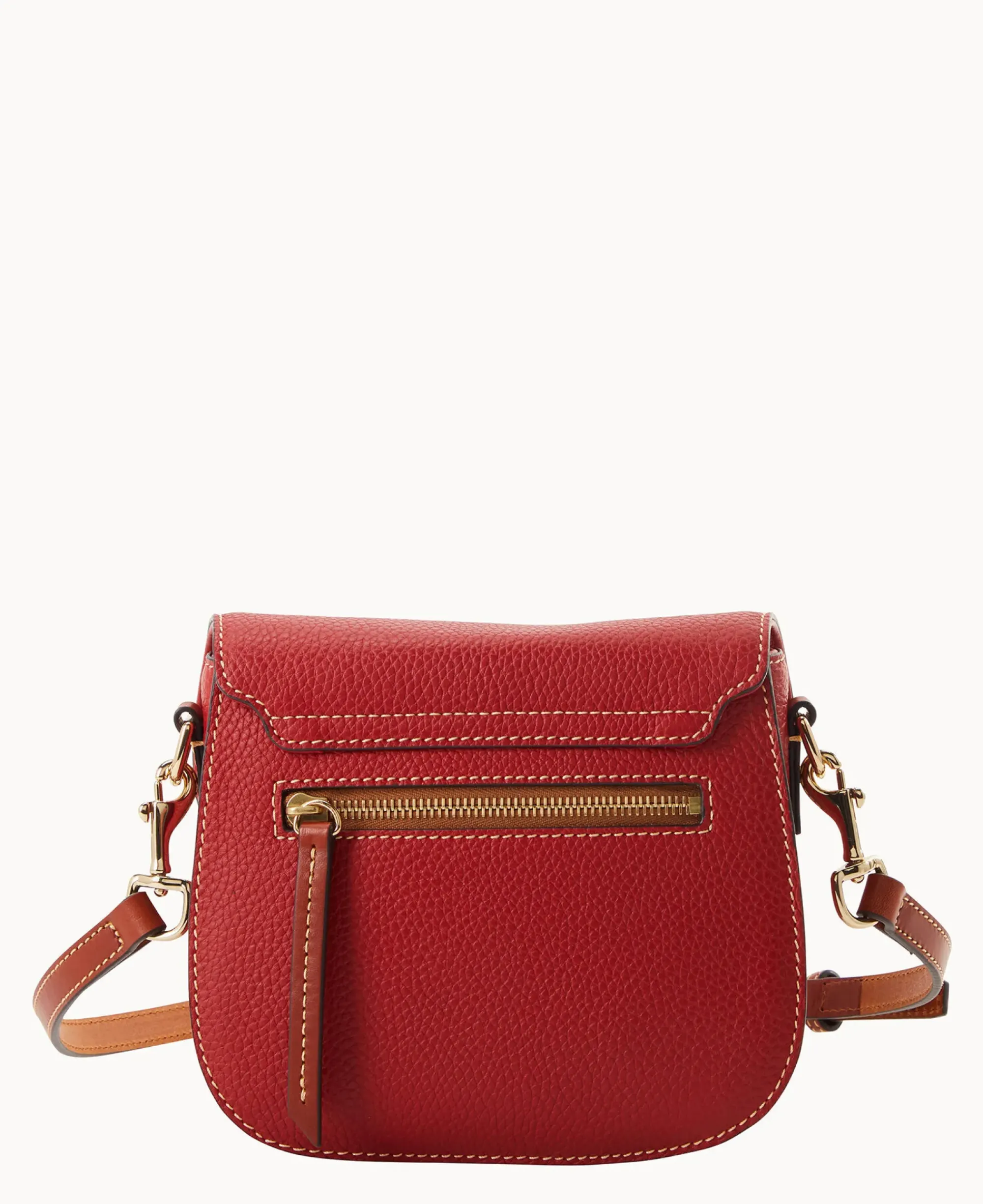 Dooney & Bourke The Pebble Grain Collection|Pebbled Leather<Pebble Grain Saddle Bag Red