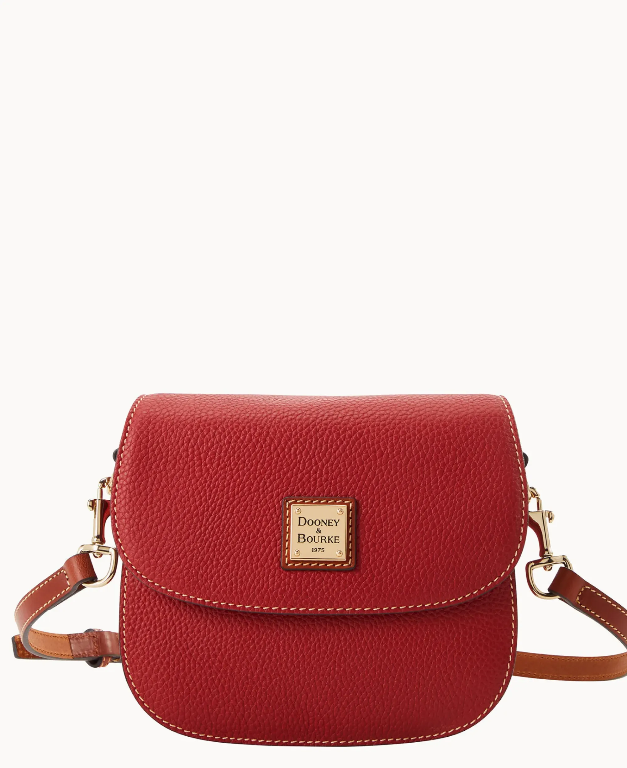 Dooney & Bourke The Pebble Grain Collection|Pebbled Leather<Pebble Grain Saddle Bag Red