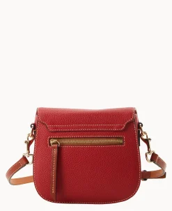 Dooney & Bourke The Pebble Grain Collection|Pebbled Leather<Pebble Grain Saddle Bag Red