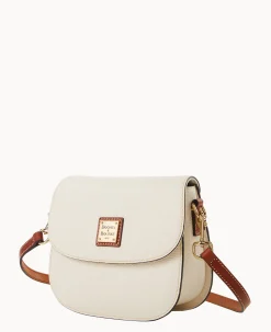 Dooney & Bourke The Pebble Grain Collection|Pebbled Leather<Pebble Grain Saddle Bag White