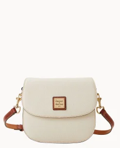 Dooney & Bourke The Pebble Grain Collection|Pebbled Leather<Pebble Grain Saddle Bag White