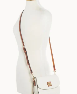Dooney & Bourke The Pebble Grain Collection|Pebbled Leather<Pebble Grain Saddle Bag White